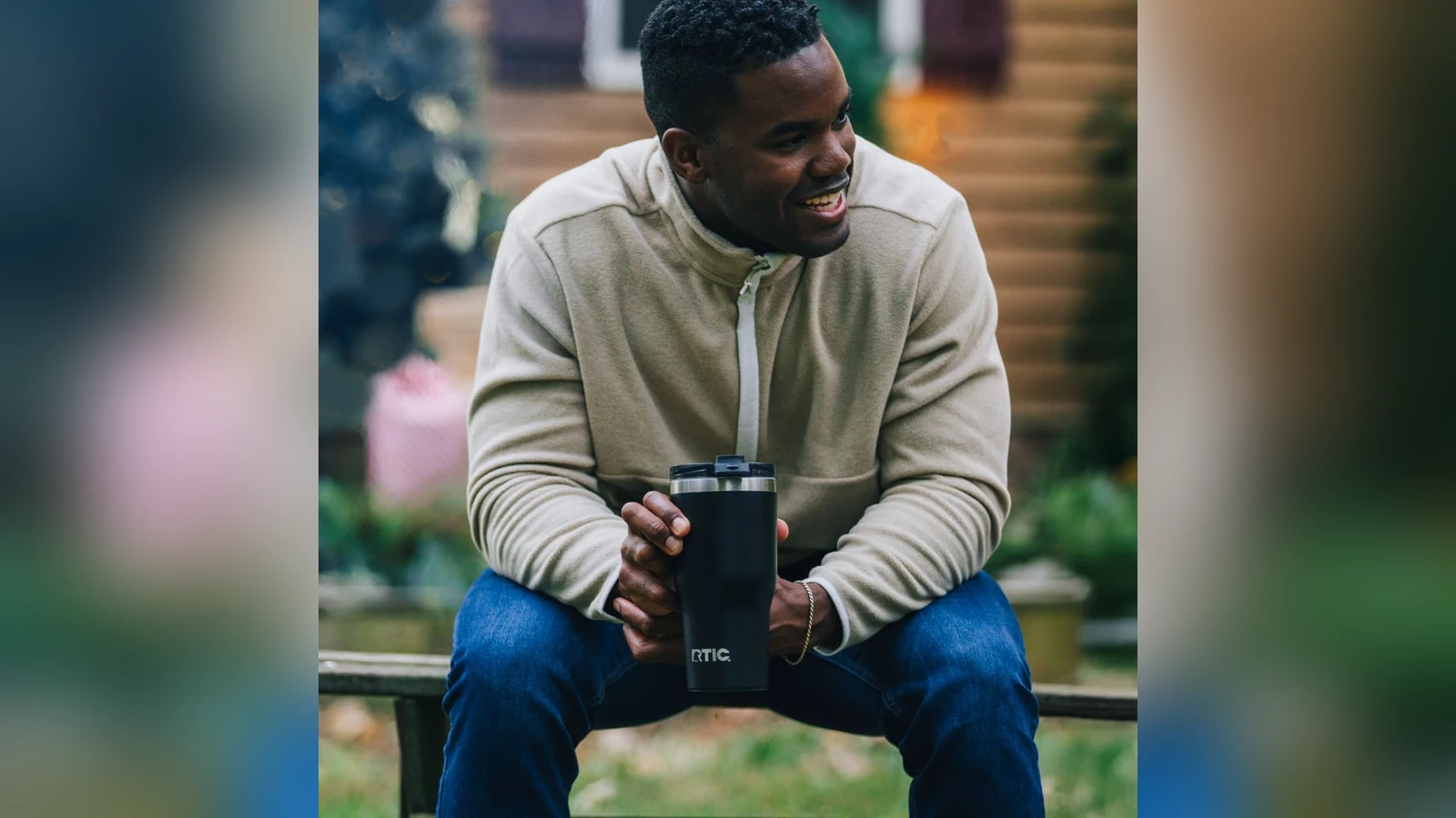 RTIC 30 oz Tumbler shown in everyday use