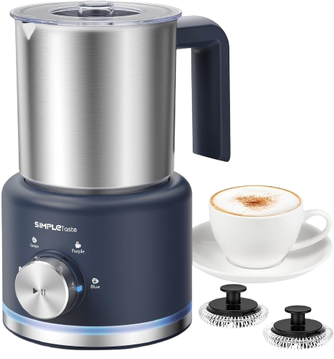 SIMPLETASTE 4-in-1 electric milk frother
