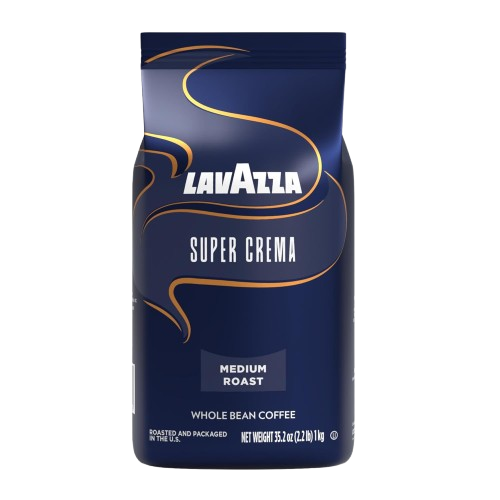Lavazza Super Crema Whole Bean Coffee (Baseline Espresso)
