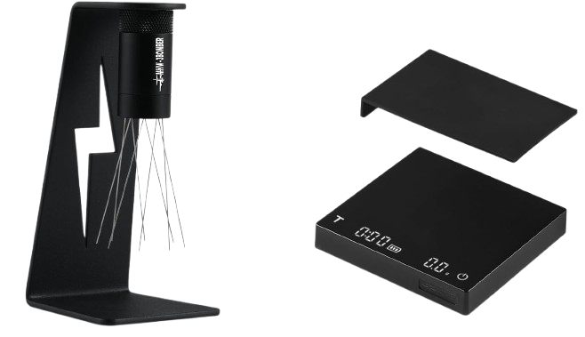 MHW-3BOMBER WDT tool and mini coffee scale bundle for espresso dial-in