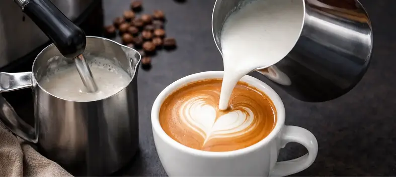 Milk steaming and latte art for beginners